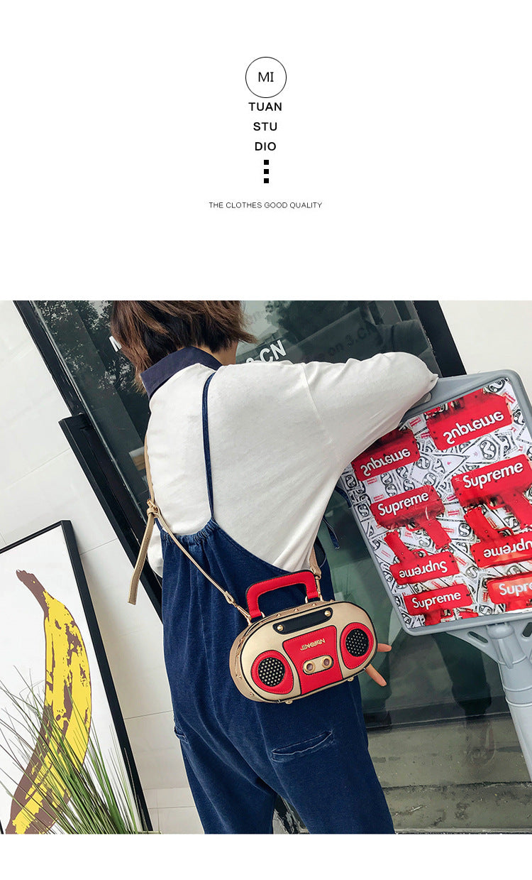 Wholesale PU Cartoon Radio Bag